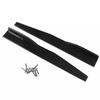 74.5CM Car Rear Bumper Lip Trim Protector Side Skirts Cover For Cars Bumper Spoiler Splitter Lip Rocker Wings Black Protection