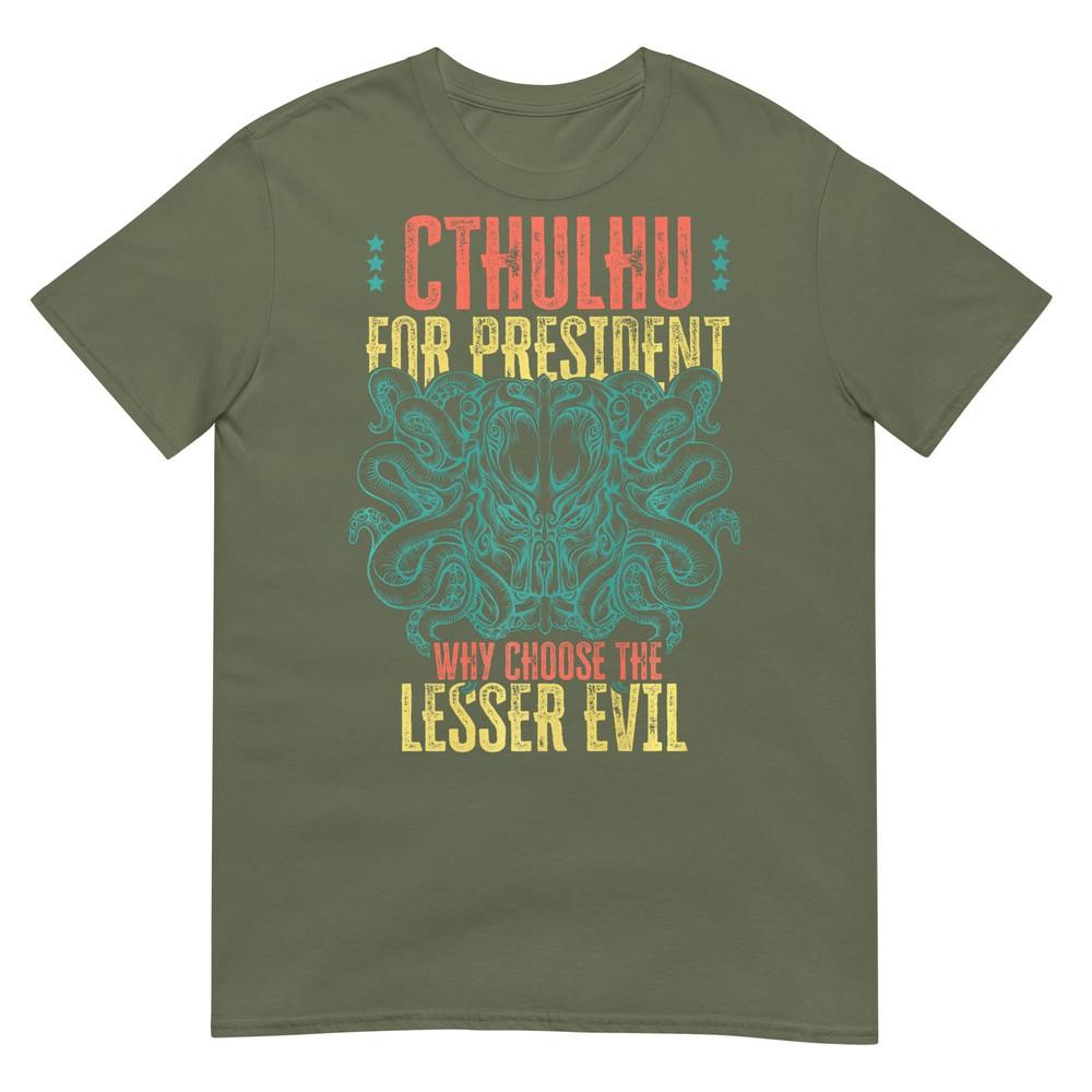 Cthulhu Für Präsident Warum das Kleinere Übel Wählen Selection Premium T-Shirt