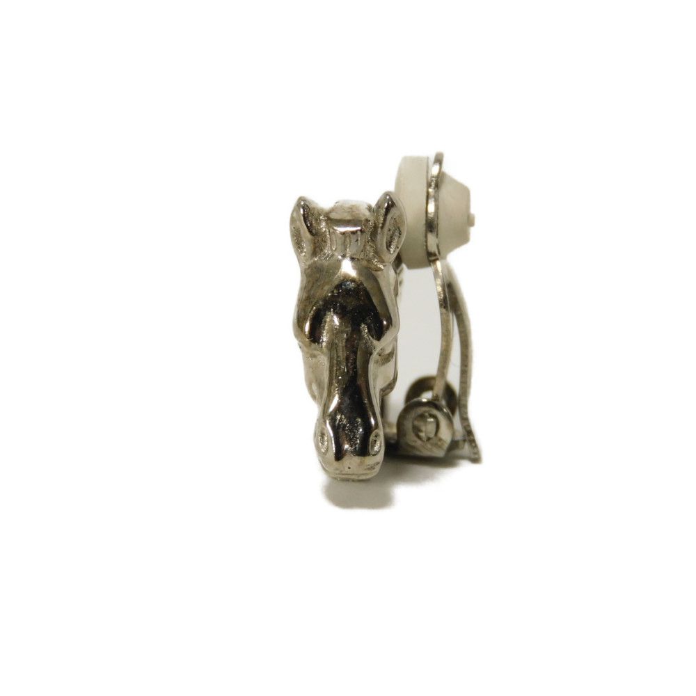 Used 9212 Cheval Clip 7982 Horse Metal Silver Women's from Japan AUTHENTIC