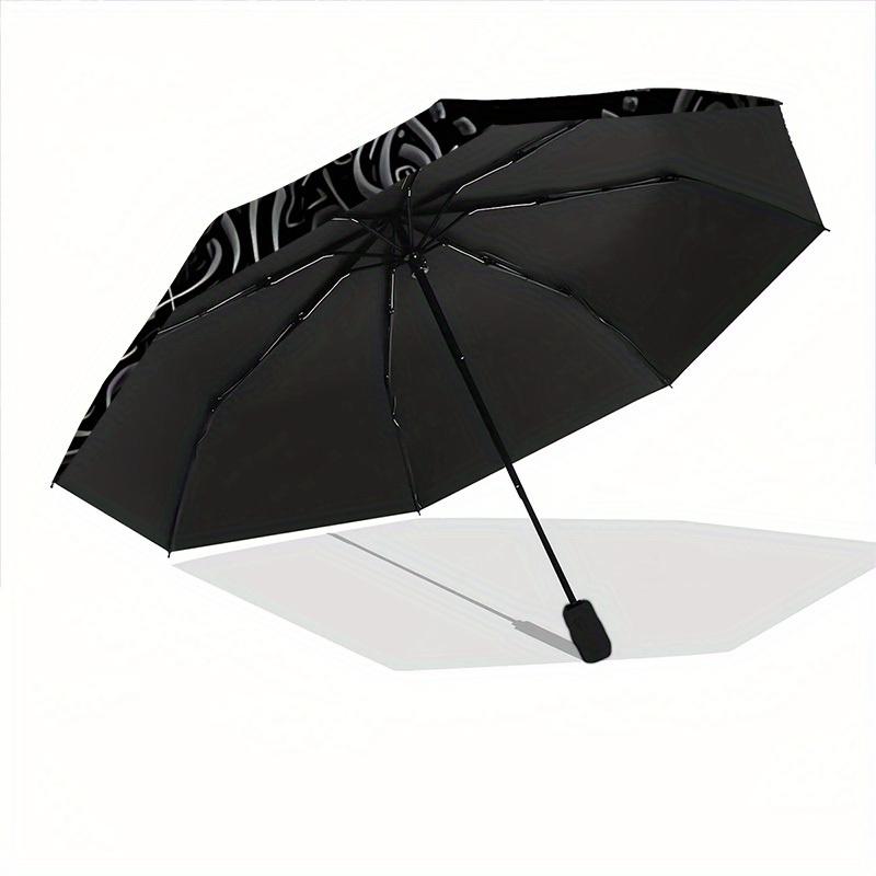 1pc Mystic Owl Design Automatic Opening/closing Umbrella with Auto Open/Close, Windproof, Foldable Sunshade, Perfect Gift for Friends, Durab