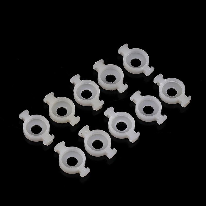 10 Adet Piston Yay Braketi Trompetler İçin Plastik Valfler Pedler Trompet Aksesuarları Yedek Parçalar Kornet Destek Plakaları