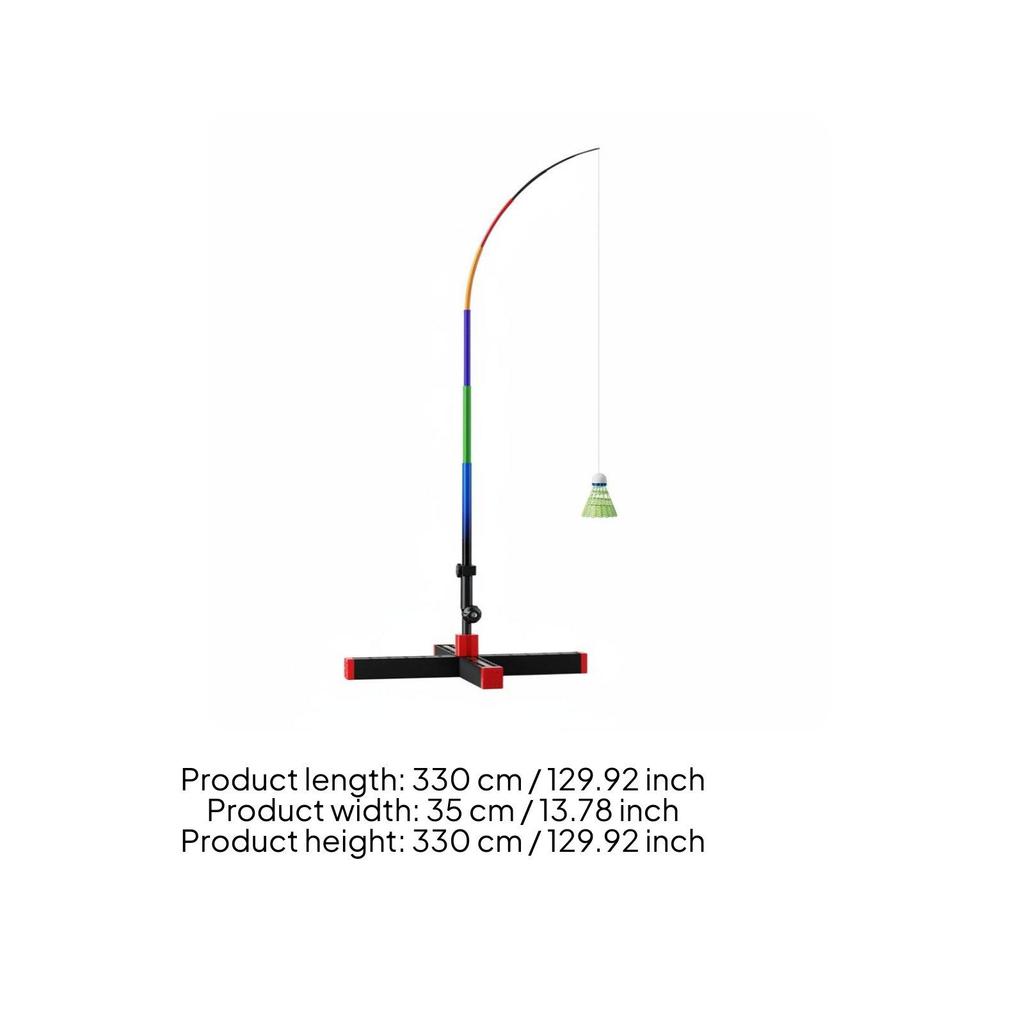 Solo Badminton Practice Aid Beginner Friendly Automatic Stand