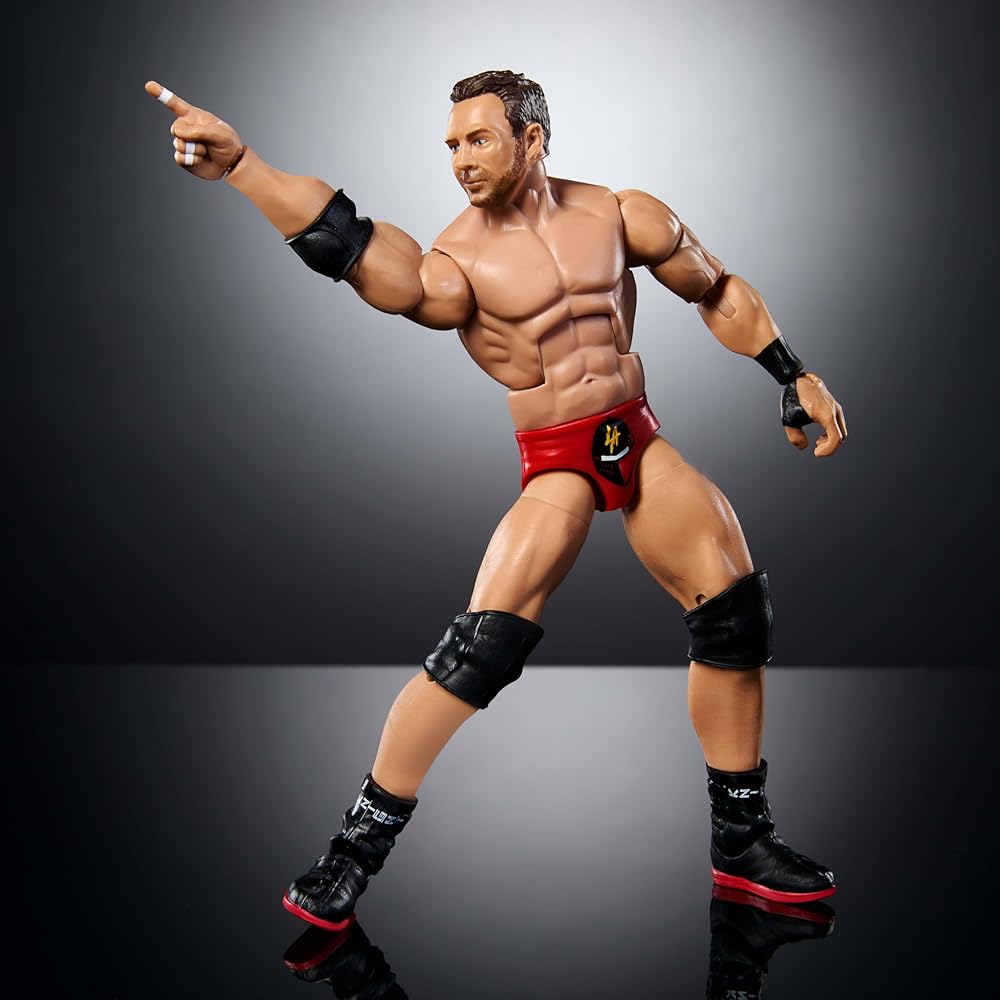 Mattel WWE Elite Collection LA Knight Action Figure Set 6 Inch with Accessories Interchangeable Hands 25 Points of Articulation