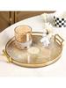 1 acrylic dessert tray, reusable snack tray, breakfast tray, cake tray, decorative fruit tray, cupcake tray, creative cake tray
