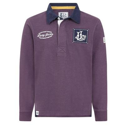 Lazy Jacks Boys Contrast Collar Rugby Shirt