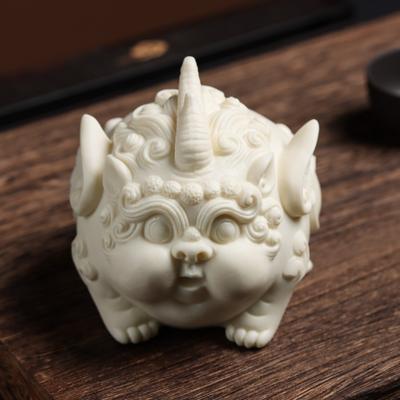 Ivory Fruit Pixiu Ornament Living Room Home Decoration Chinese Style Animal Modeling Feng Shui Crafts Housewarming Gift Figurine