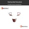10-12 SRX Peach Wood Air Vent Frame Carbon Fiber Anti-Scratch Stickers