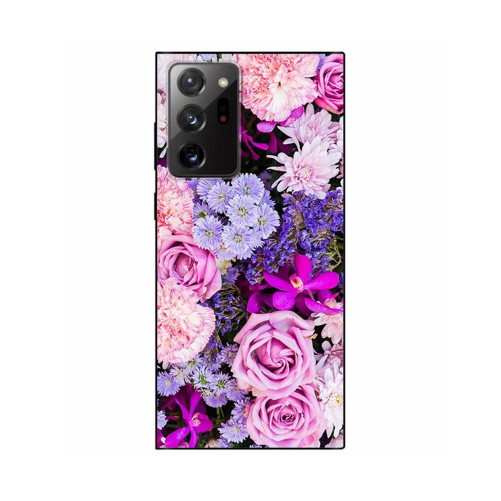 Pro Samsung Galaxy Note 20 Ultra Pouzdro Barevně Malované Měkký Tekutý Silikonový Kryt Telefonu Pro Pouzdra Samsung Galaxy Note 20 Note20