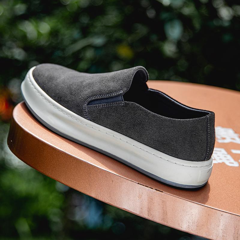 Pantofi Casual pentru Bărbați din Piele Suede Lucrați Manual Formal Mocasini pentru Bărbați Respirabili Slip on Pantofi de Barcă pentru Bărbați Încălțăminte de Exterior pentru Condus