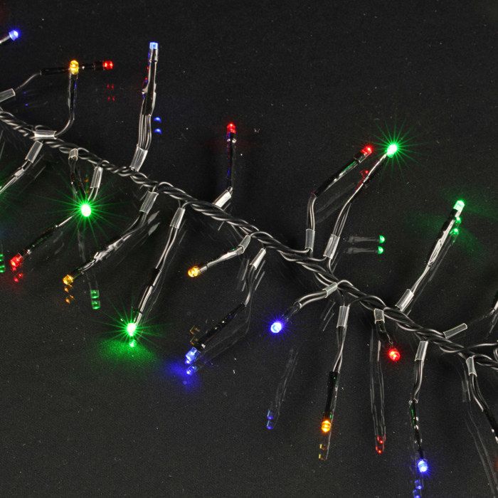 Guirlande exterieur large 200 Led 2 m multicouleur