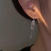 Elegant Crystal Tassel Earrings: Luxury, Trendy, High-End