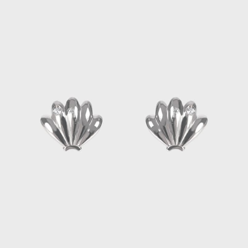 Eveningbell [silver925] Bada Earrings (silver)