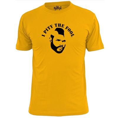 Herren Ich bemitleide den Narren Mr T Silhouette T-Shirt Das A-Team