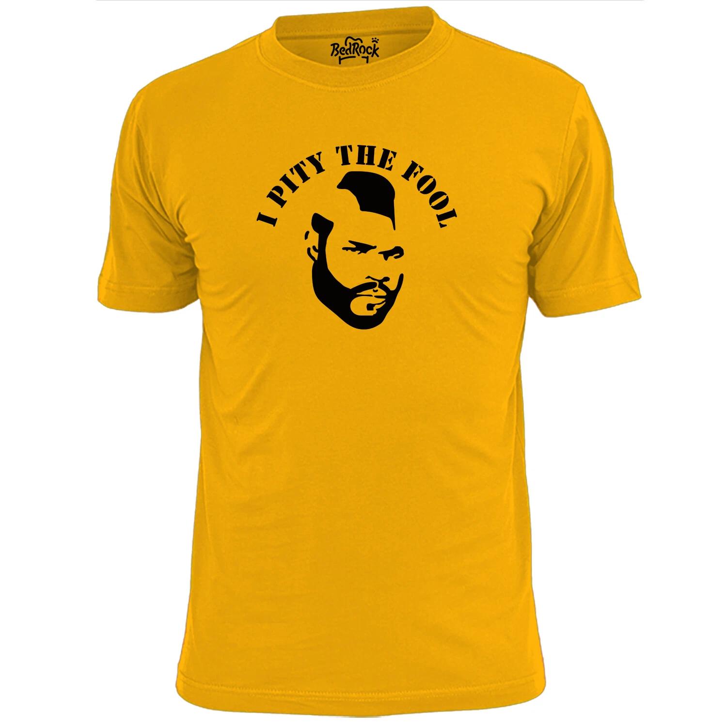 Mens I Pity The Fool Mr T Silhouette T shirt A Team L