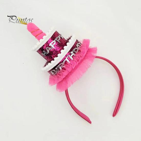 Gorro Cumpleaños Diadema LED Happy Birthday Para El Pelo: Luce Brillante En Tu Fiesta Con 3 Modos De Luz Diadema Niño