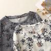 Xin Xing Cotton Linen Pastoral Print Dress: Soft, Gentle, Loose Fit for Spring and Autumn