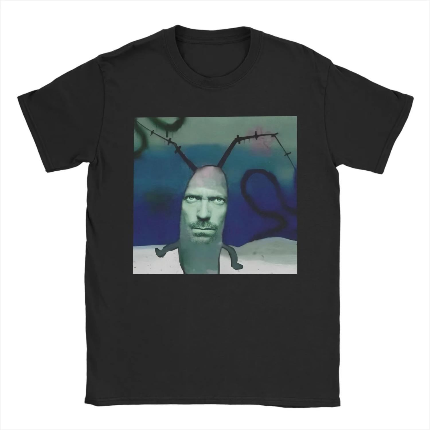 

2025 Funny Dr Gregory House Humorous 2000s (2) T-Shirts for Crew Neck 100% Cotton T Shirts Short Sleeve Tees Printed Tops S чёрный