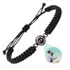 Stainless Steel Bubble Bracelet with 100 Language Projection for Couples