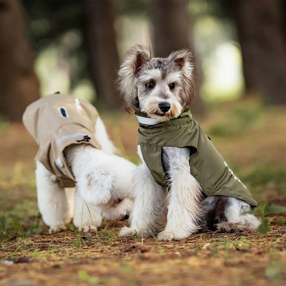 Soft Dog Raincoat Reflective Strape Dog Stormcoat Waterproof Dogs Clothes For Small Medium Dogs