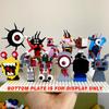 Parasite Actionfigurer Byggklossar Skräck Mörka Sprunkie Leksaker Oren Wenda Klossar Monterade Leksaker för Barn Jul Påsk Present