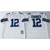 Jersey Retro NFL Dallas Cowboys 21 22 Bordado Throwback Uniforme de Fútbol para Hombre Ropa Deportiva para Aficionados