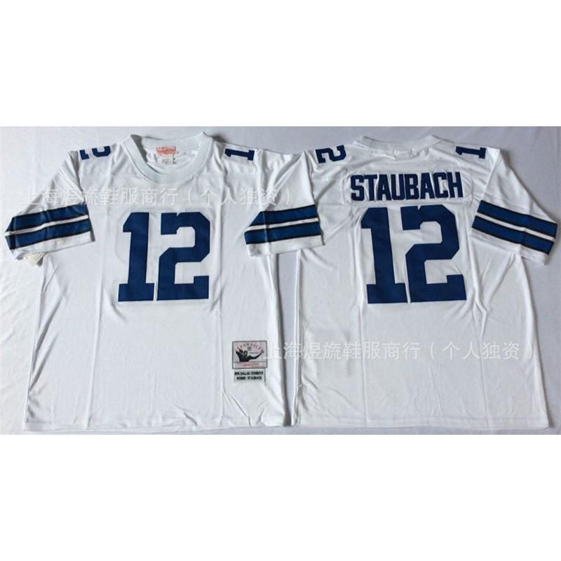 Jersey Retro NFL Dallas Cowboys 21 22 Bordado Throwback Uniforme de Fútbol para Hombre Ropa Deportiva para Aficionados