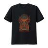 Orange Pazuzu T-Shirt Psychedelisch Black Metal Finnische Band Inspiriert Vintage Gewaschen Bequem Lässig Dehnbar Vielseitig