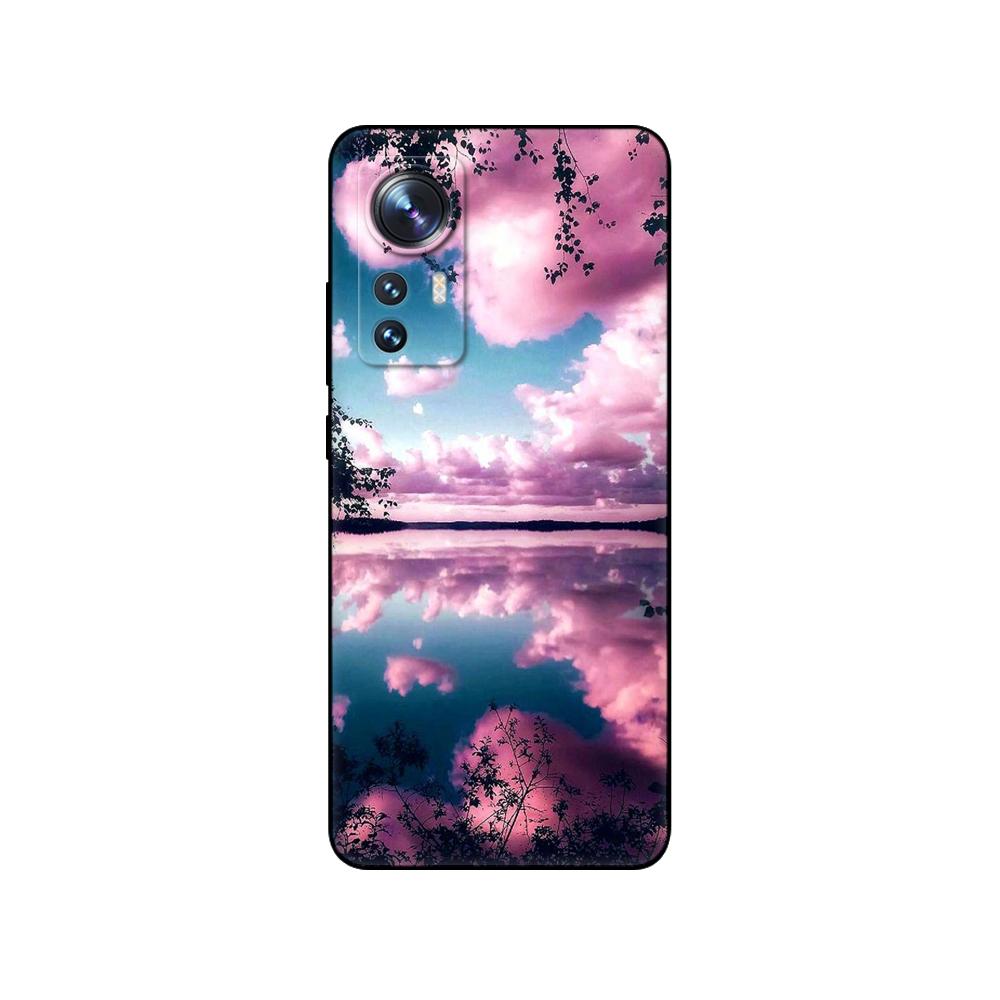 For Xiaomi 12 Case For Xiaomi 12 Pro Case Silicon Back Cover For Xiaomi Mi 12 Xiaomi  Mi 12X 12 Lite Bumper Funda Black Tpu Case