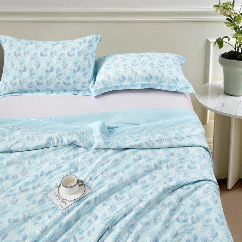 Yilian Waschbare Sommerdecke aus Maulbeerseidenmischung