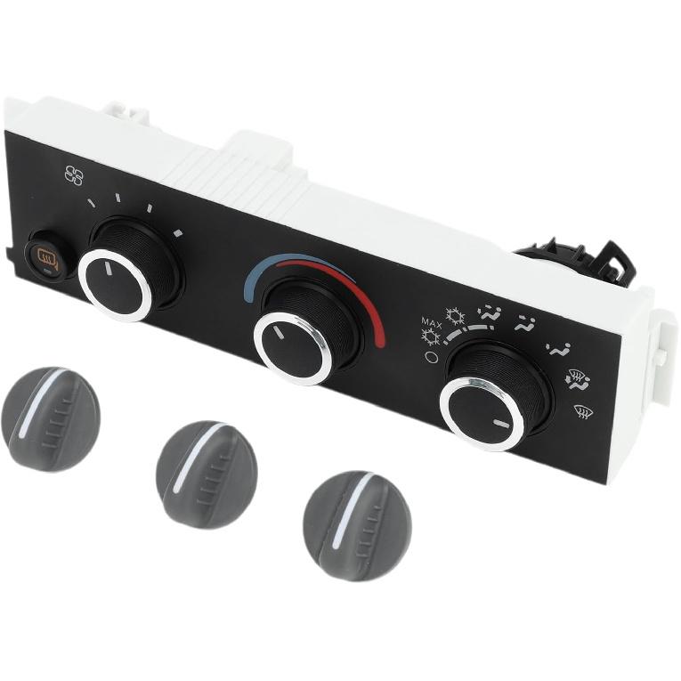 HVAC A/C Heater Climate Control Panel AC Heater Climate Control Switch Unit for Chevrolet Express 2500 3500 2008-2022 Plastic Black