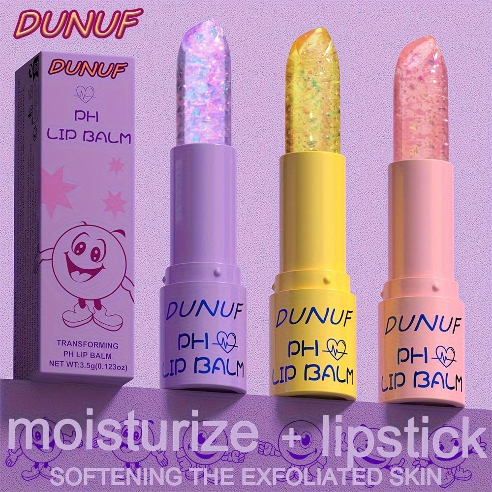 DUNUF PH Lip Balm - Moisturizing Tinted Lip Paste for All Skin Types, Glossy Finish with Mixed Color System, Adult Age Range, Lightweight