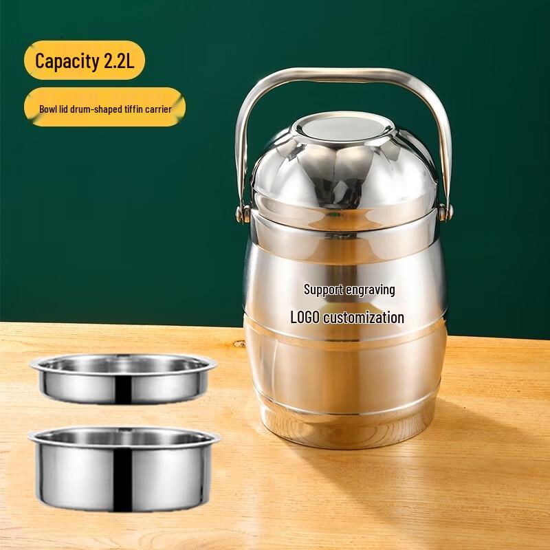 Stainless Steel 3-Layer Thermal Lunch Box