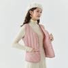Women's Autumn and Winter Short Liner Vest Casual Warm Light Practical Pocket Comfortable Women's Vest Double-sided