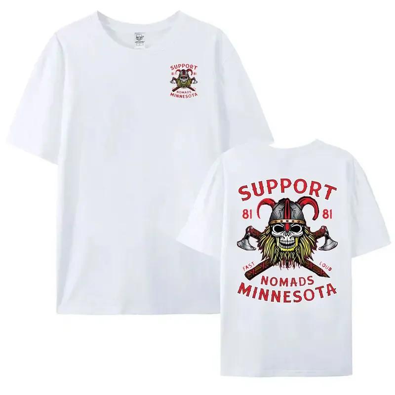 Hells Angels World T-Shirt Men Fashion Support 81 Printing Tshirt Oversized Short Sleeve Men Graphic Hell's Angels Cotton Tees