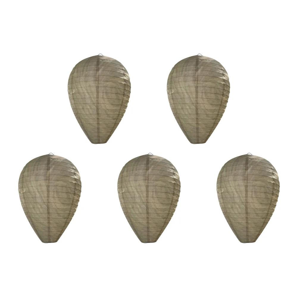 1-5PCS Hanging Wasp Nest Decoy Outdoor Waterproof Fake Wasp Nest Decoy Nest Decoy Hornets Plastic Insects Paper Drive Beehive