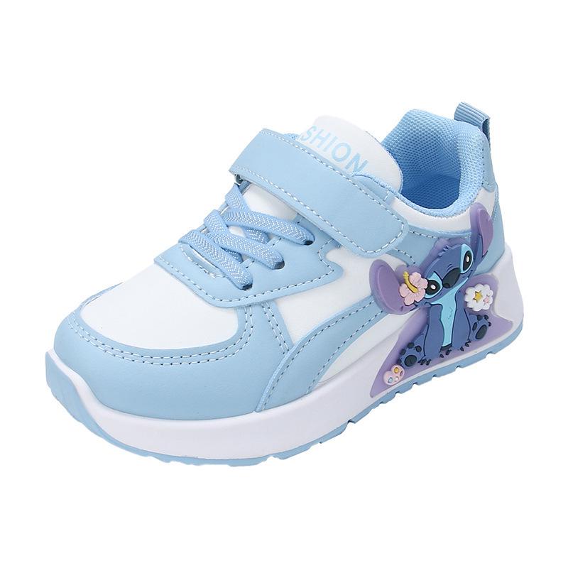 Children's Breathable Cartoon Canvas Shoes - White, Wear-Resistant, Low-Top, Flat, Casual for Little Boys and Girls