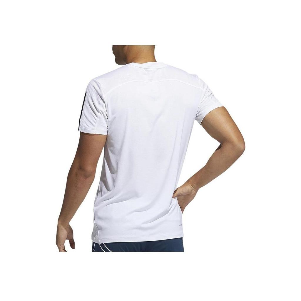 adidas Aero3s Tee Pb Casual Running Sports Short Sleeve T-Shirt Men Tops White GQ2164