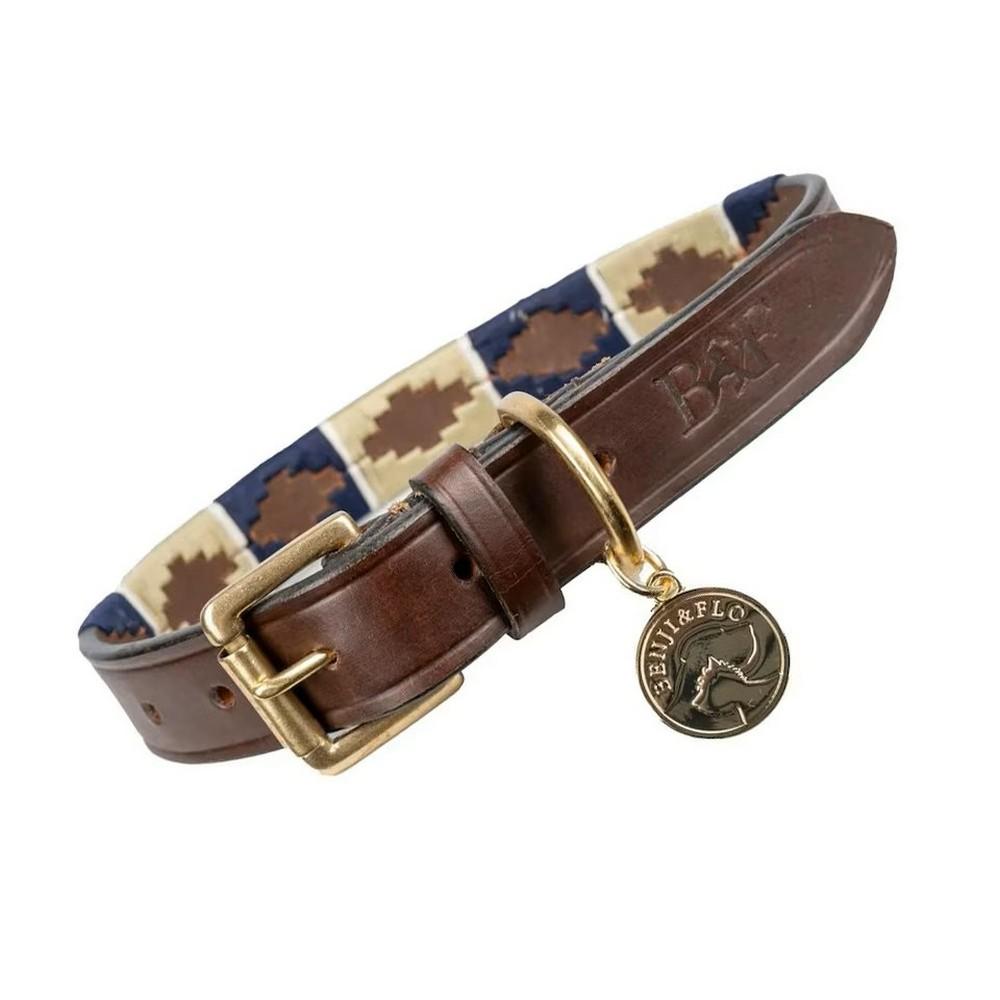 Benji & Flo Sublime Polo Leather Dog Collar