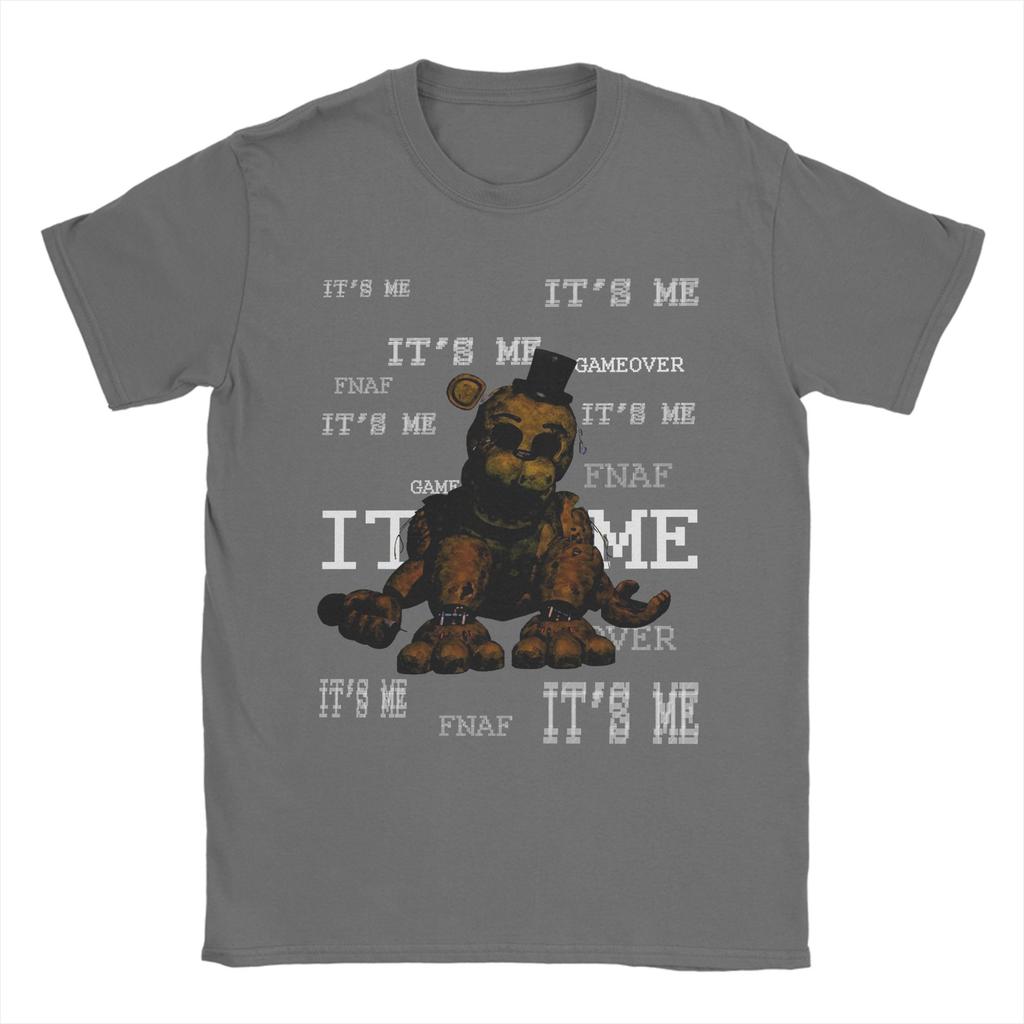 Men ITS ME Golden Freddyed Bonnie Game T Shirt  Cotton Tops Vintage Short Sleeve Round Neck Tee Shirt Graphic Printed TShirt