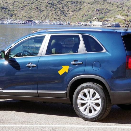 Rear Left Exterior Outside Door Handle Driver For Side Kia Sorento 2011-15 EOOK