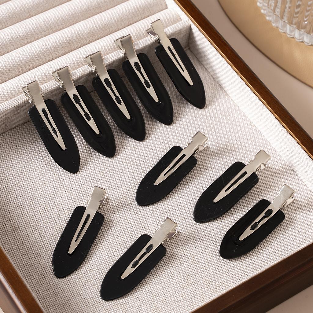 10 teile/satz Keine Biegung Nahtlose Haar Clips Seitliche Pony Haarspange Make-Up Waschen Gesicht Zubehör Frauen Mädchen Styling Haarnadeln