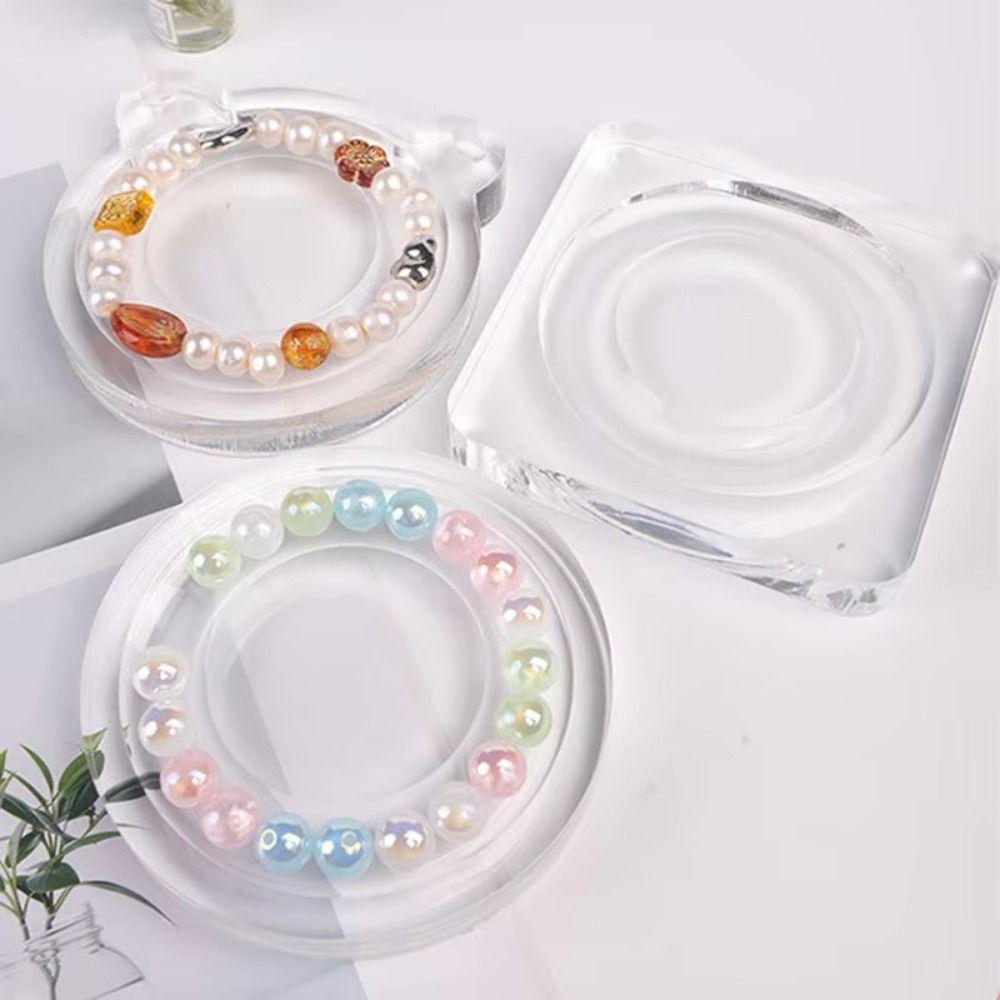Acrylic Necklace Designs Tray Clear Jewelry Making Tray Necklace and Bracelet