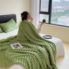 Thickened Coral Fleece Rabbit Fur Nap Blanket