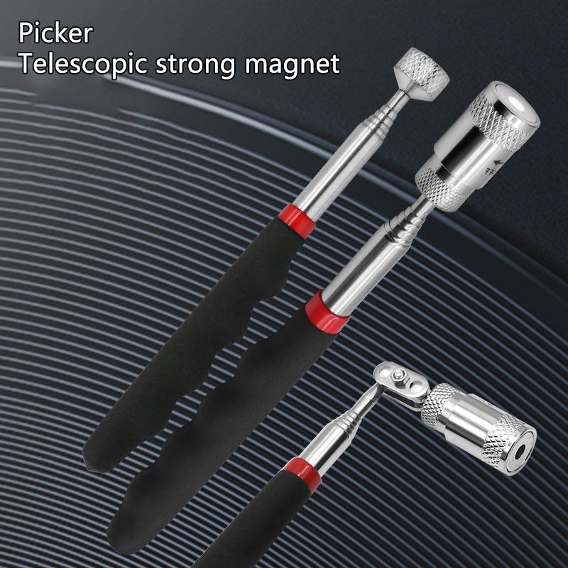 Telescopic Magnetic Pen Portable Metalworking Handy Tool Magnet Capacity For Picking Up Nut Bolt Adjustable Pickup Rod Stick