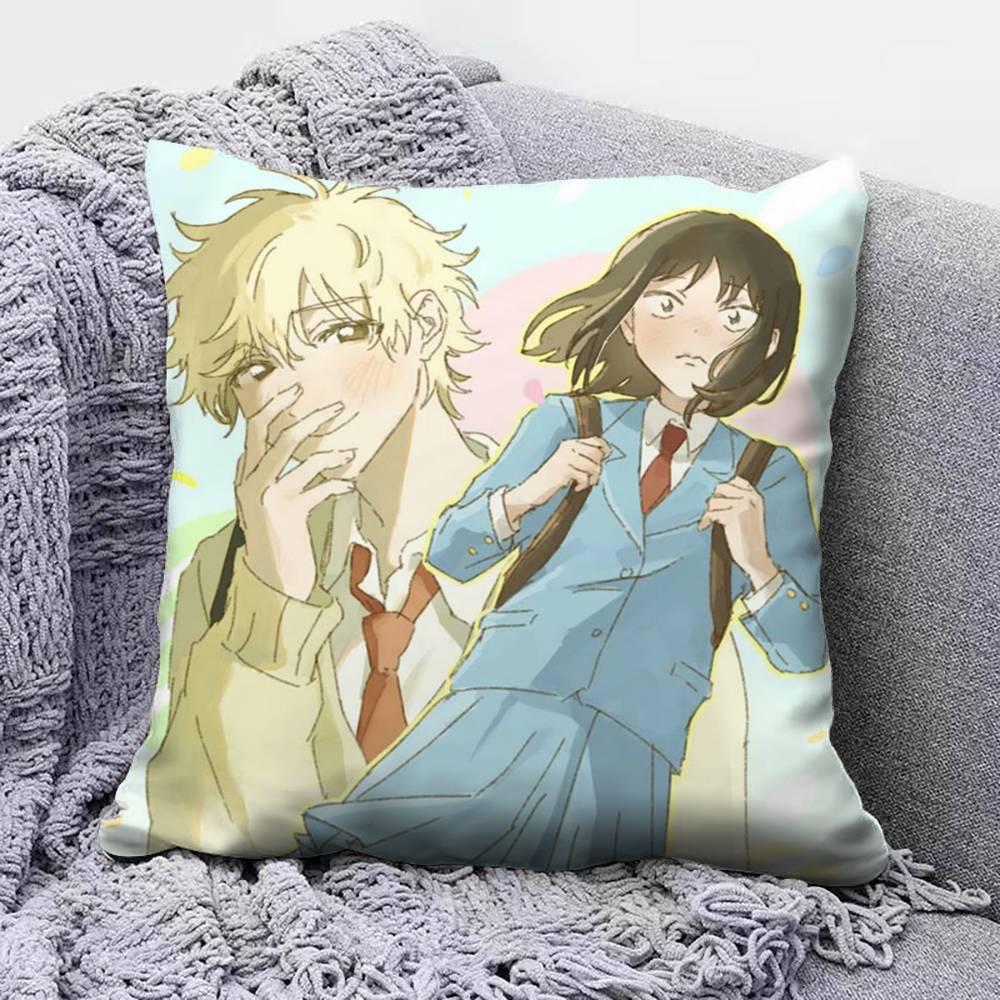 Skip and Loafer mitsumi and shima Anime Pillow Covers Home Sofa Cushion Covers and Aecorative Custom