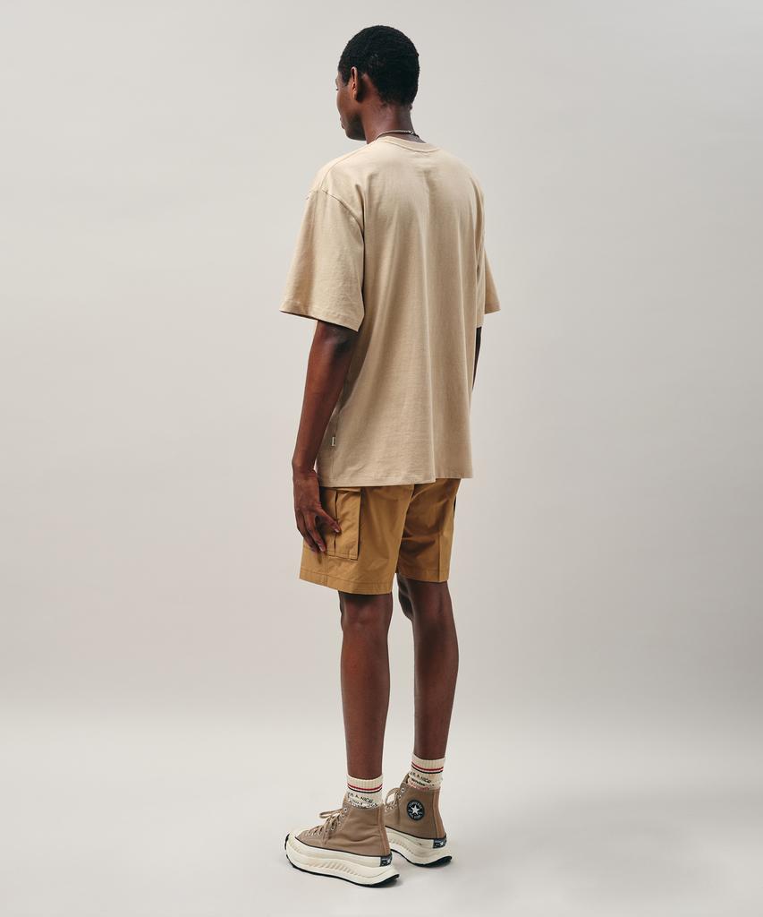 MAYOL Vintage Logo Short Sleeve Unisex T-Shirt_Sand