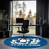 Scotland Rugby Printed Round Rug Carpet Chair Rug Area Rug Entryway Doormats,for Office Chair Living Room Bedroom Kitchen Room.