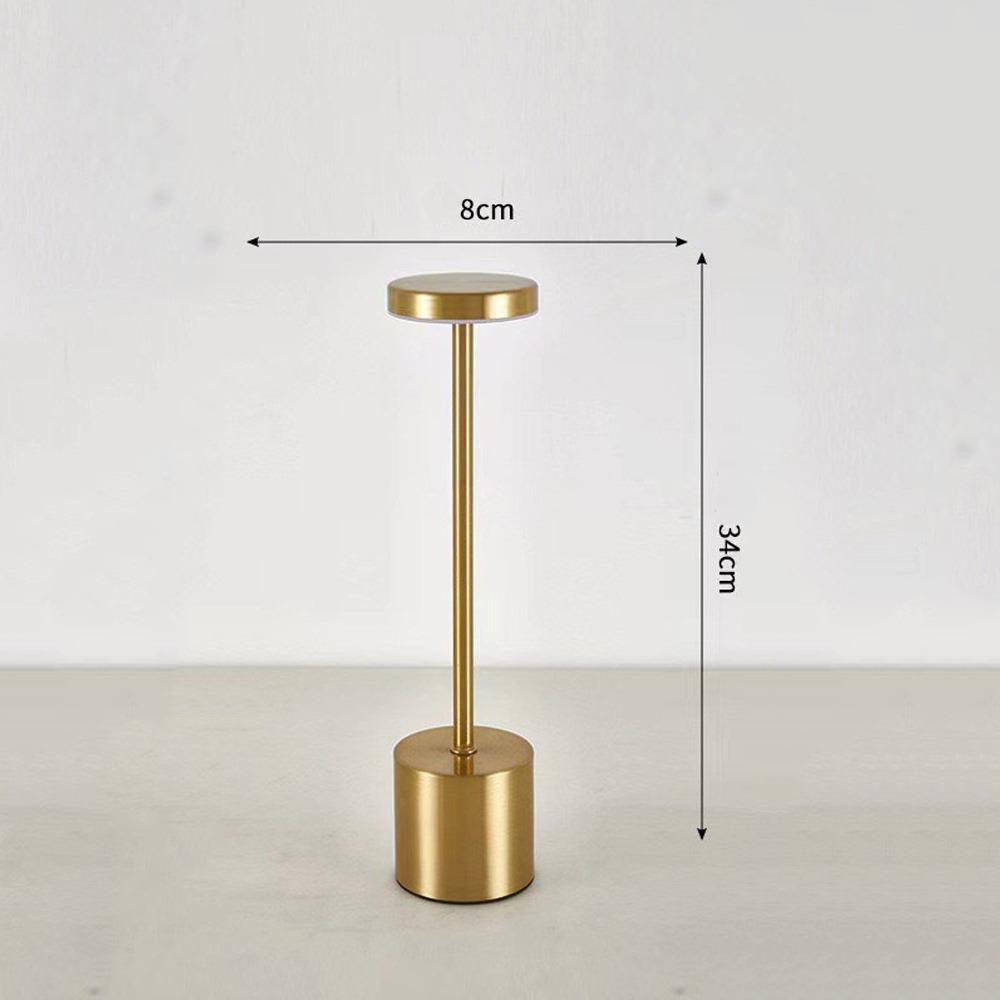 Portable Touch Sensor LED Table Lamp Wireless 3Colors Adjustable Desktop Night Light Rechargeable Reading Lamp