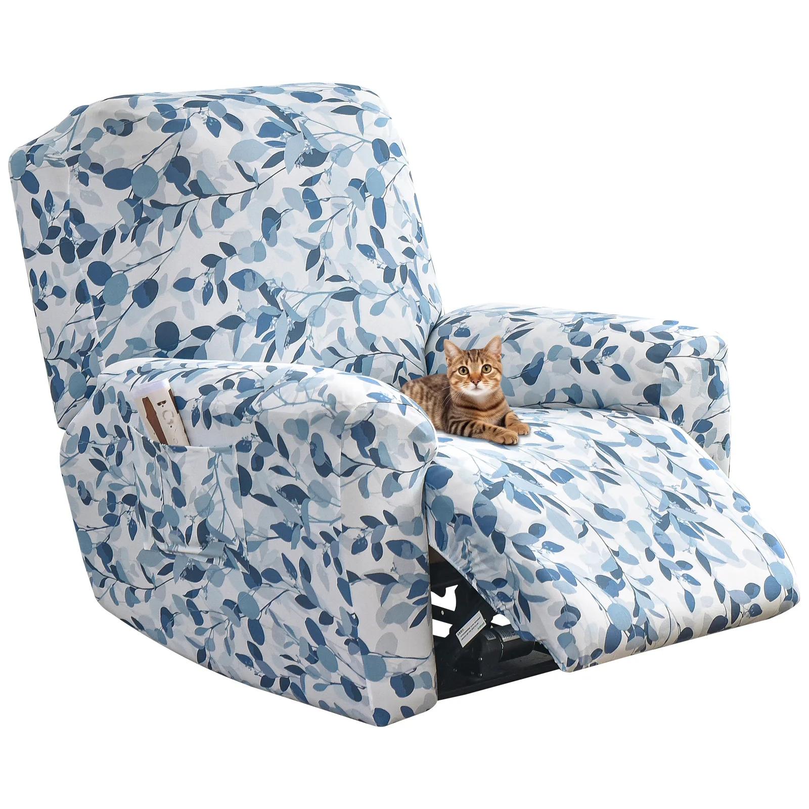 

Stretch Recliner Sofa Covers Printed Reclining Armchair Cover Chair Slipcovers for Living Room Furniture Protector
