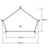 Tenmaku Design Circus Ground Sheet Half Bathtub Type Ground Sheet Easy Installation Insect Proof Waterproof (Optional Item)